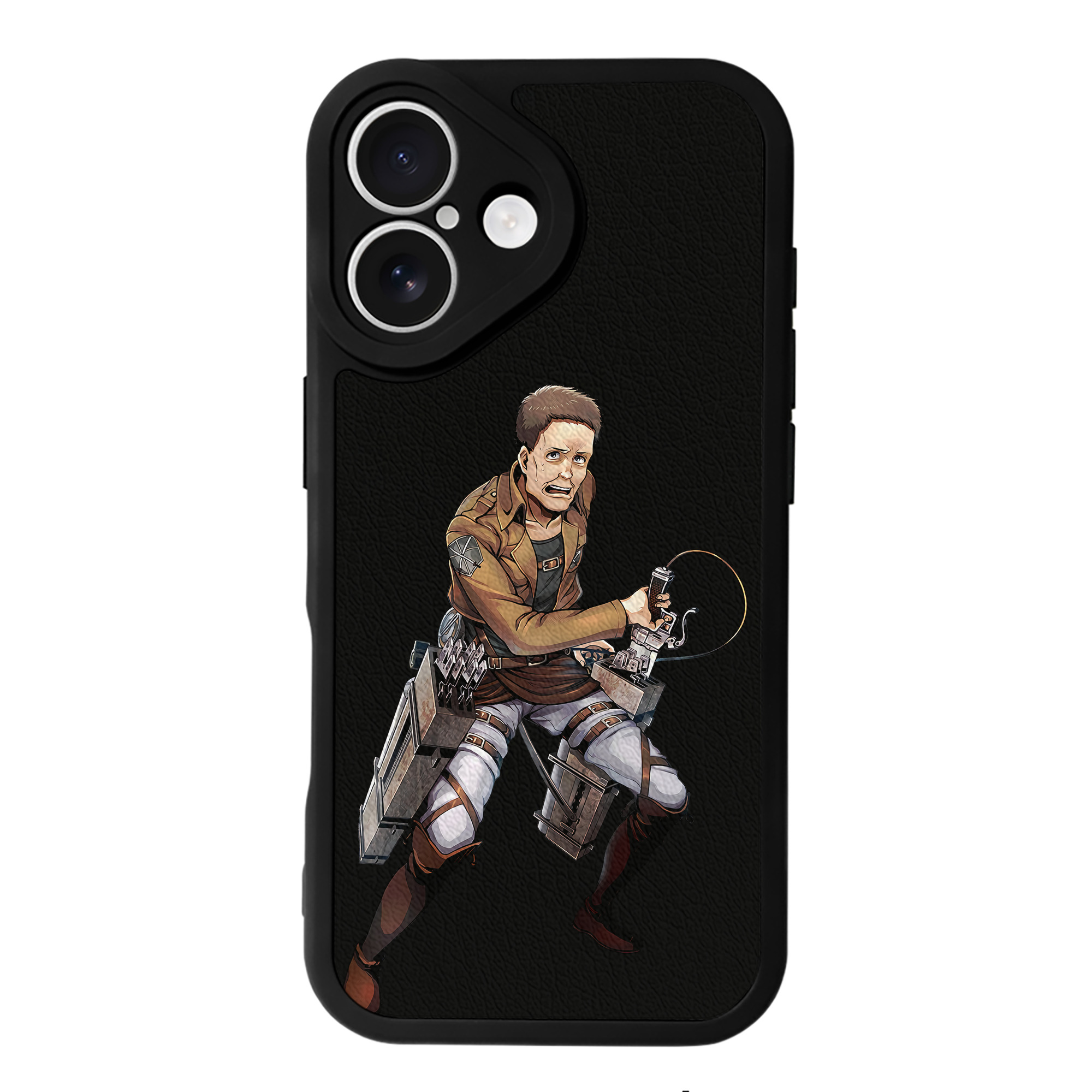 （画像用） 進撃の巨人 Attack on Titan 【iPhone 16シリーズ対応】シリコンスマホケース（レザー調） 材質：シリコン